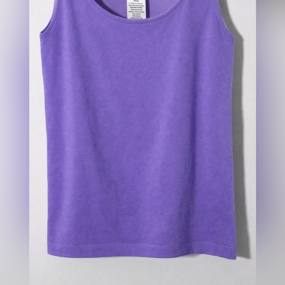 Wolford Purple Women's Shimmery Tank Top - Picture 5 of 6